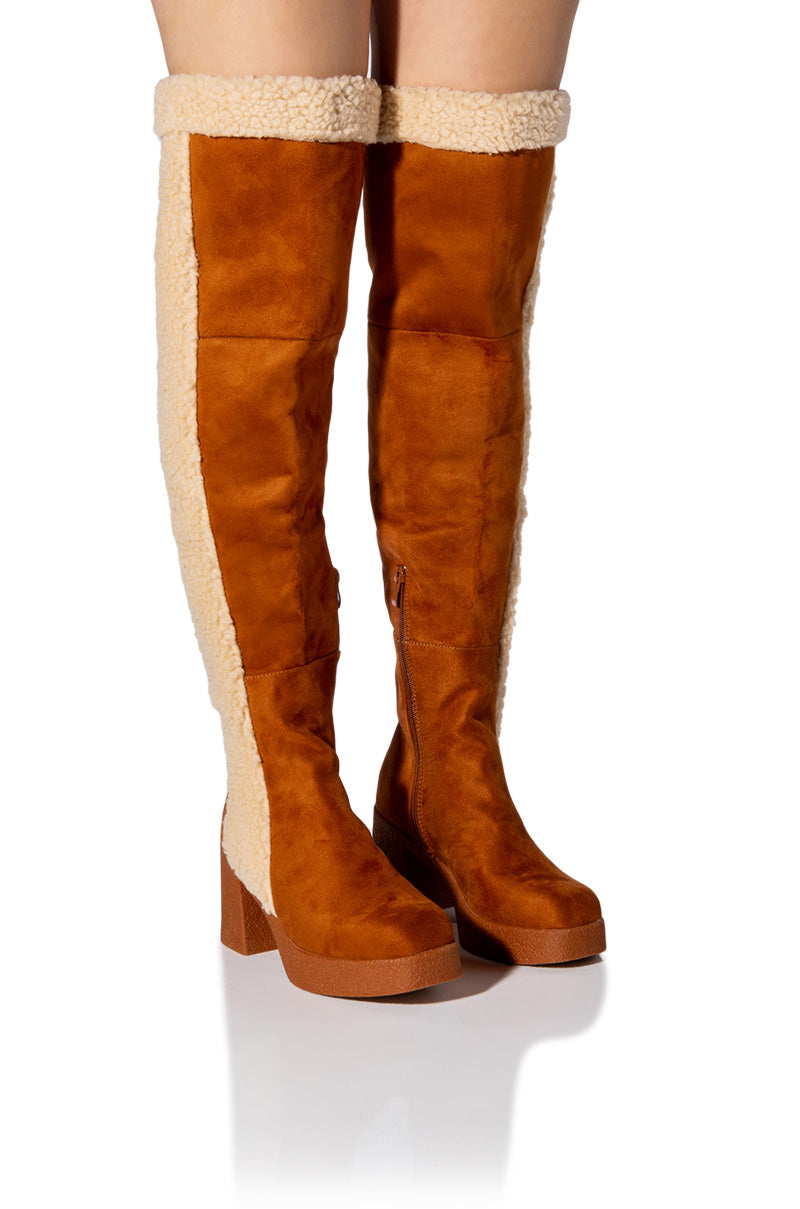 TOP TIER TAN BOOT view 0